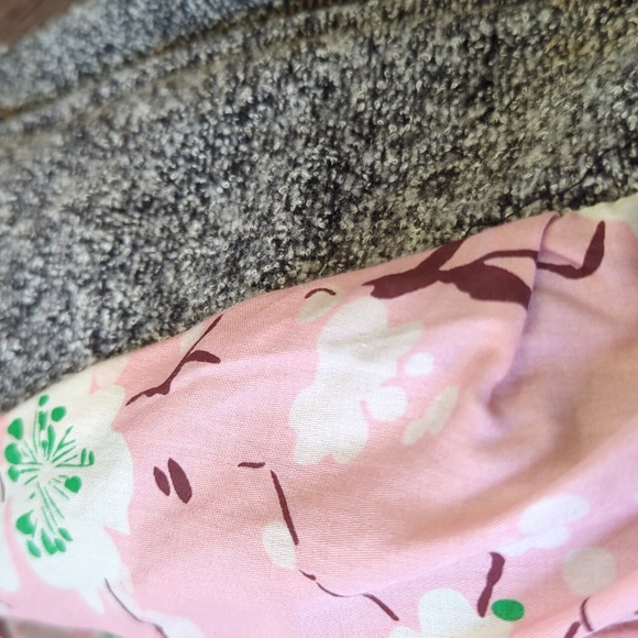 ANTHRO I Gray Boucle Ruffle Front Zip-Up Blazer Jacket by Elevenses, 6 - Picture 10 of 15